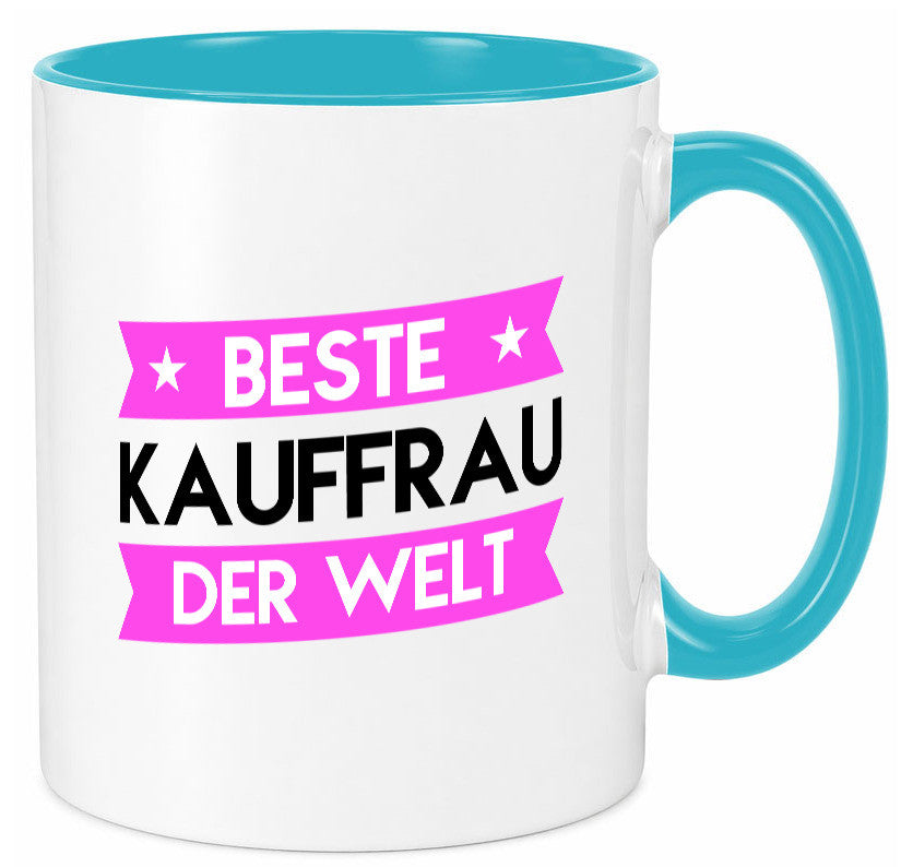 Beste Kauffrau | Kauffrauen Geschenkidee Humor Tasse
