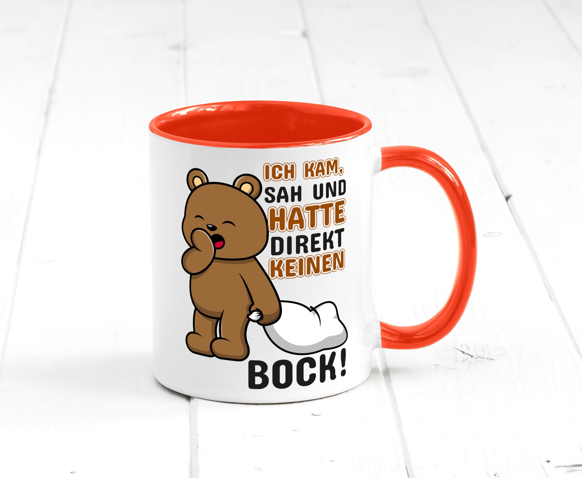 Direkt keinen Bock! | Büro Faultier Morgenmuffel Geschenk Arbeit Kollegen