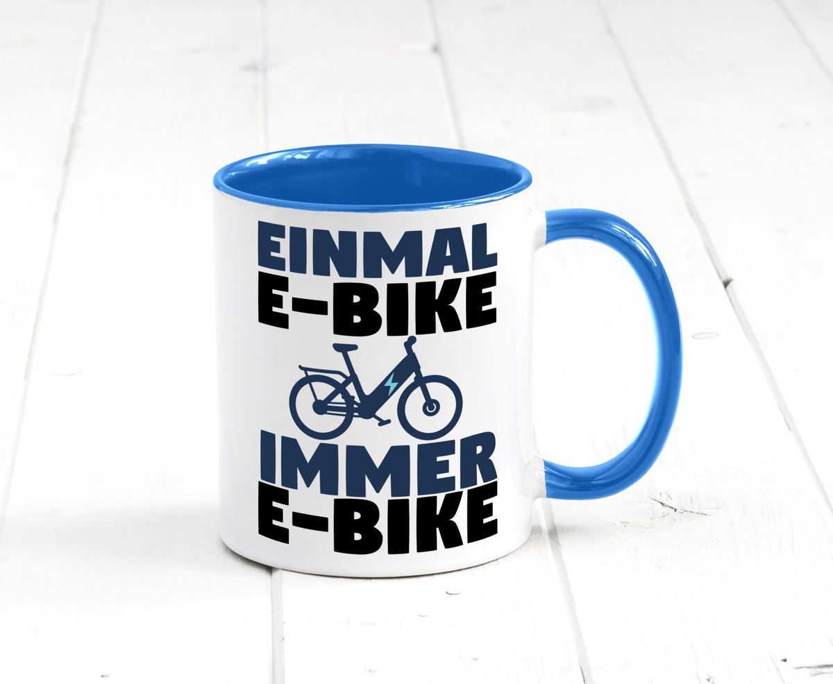 E-Bike Fahrer | Radfahrer Tasse Fahrrad Elektrorad lustiger Spruch Geschenk