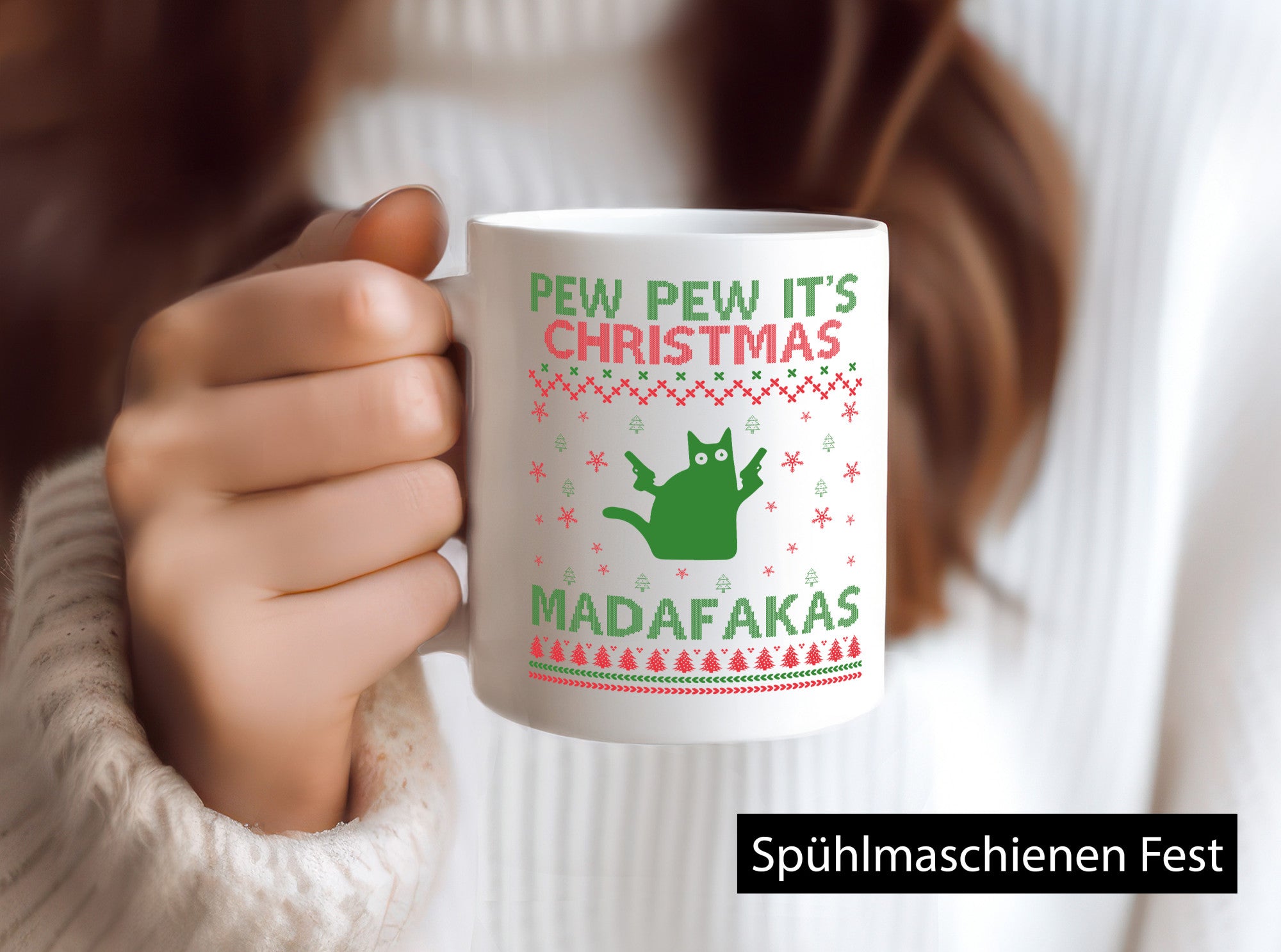 It´s Christmas Madafakas | Katze Kollege Freunde Geschenk Arbeit Kollegen Büro
