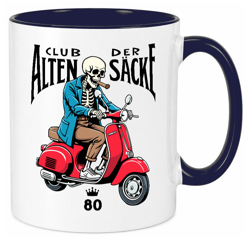 80. Geburtstag | 80 Jahre Club der alten Säcke v2 Humor Geschenkidee Tasse