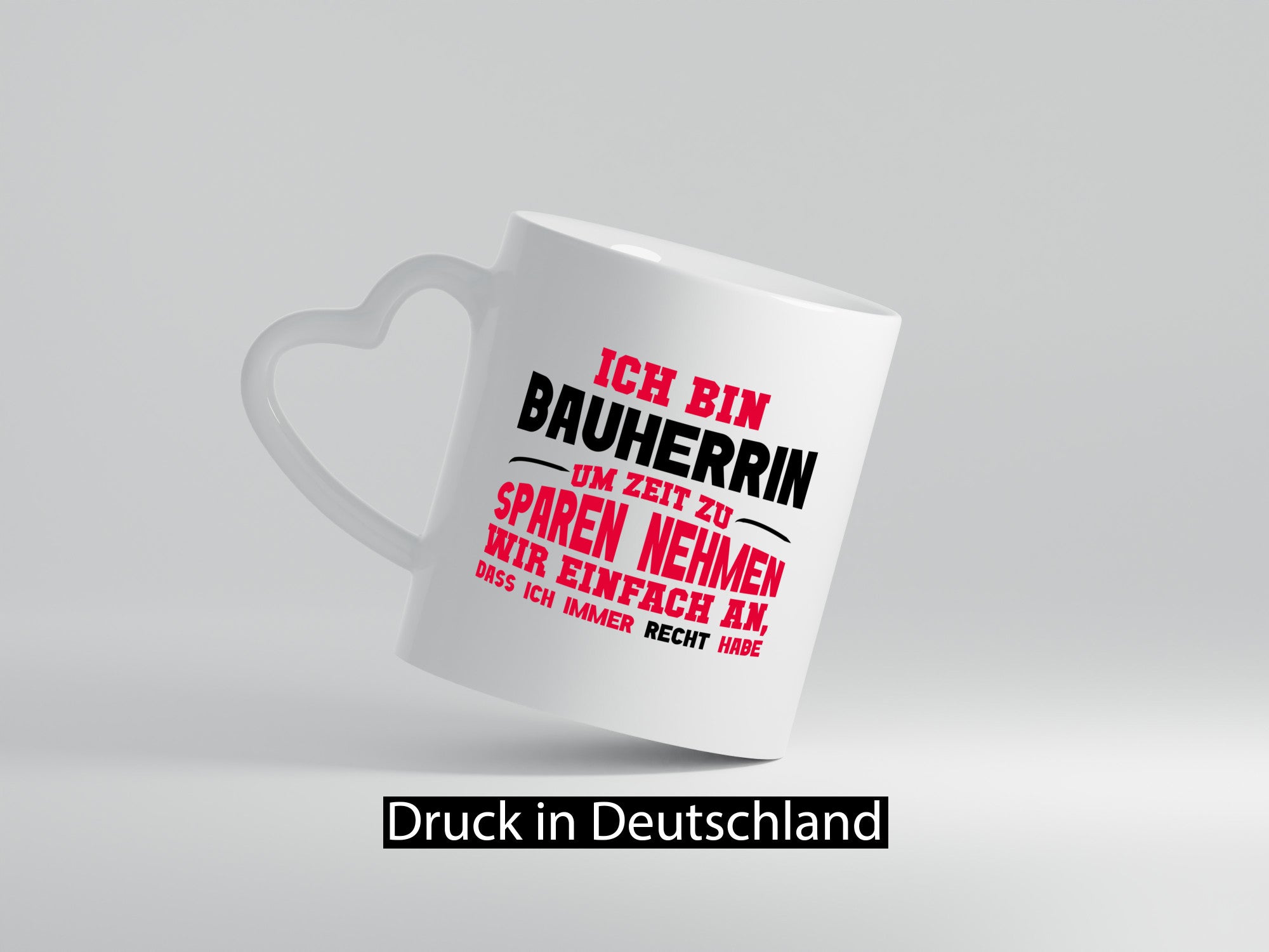 Bauherrin Tasse | witziger Spruch Hausbau Chefin lustig Arbeit Kollegen Büro