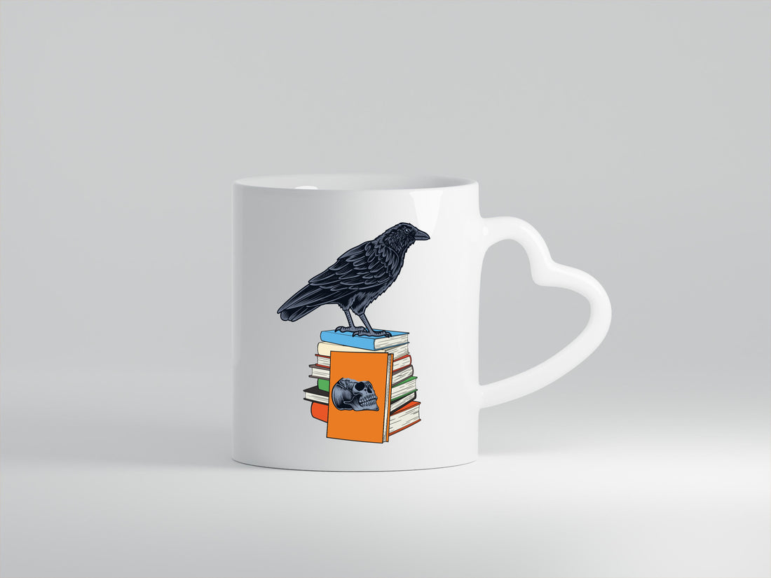 Rabe Motiv | Bücherwurm Tasse Bücher lesen lustig Humor Geschenkidee Geschenk
