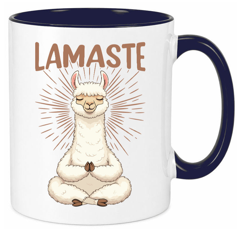 Lamaste | Lama Namaste lustiger Spruch Geschenk Humor Geschenkidee Tasse