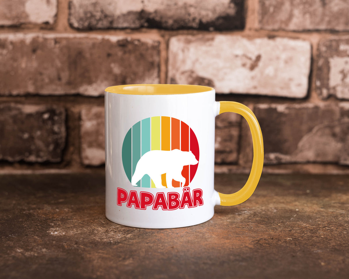 Papabär | Papa Tasse Vater Vatertag Bär lustiger Spruch Geschenk Familie