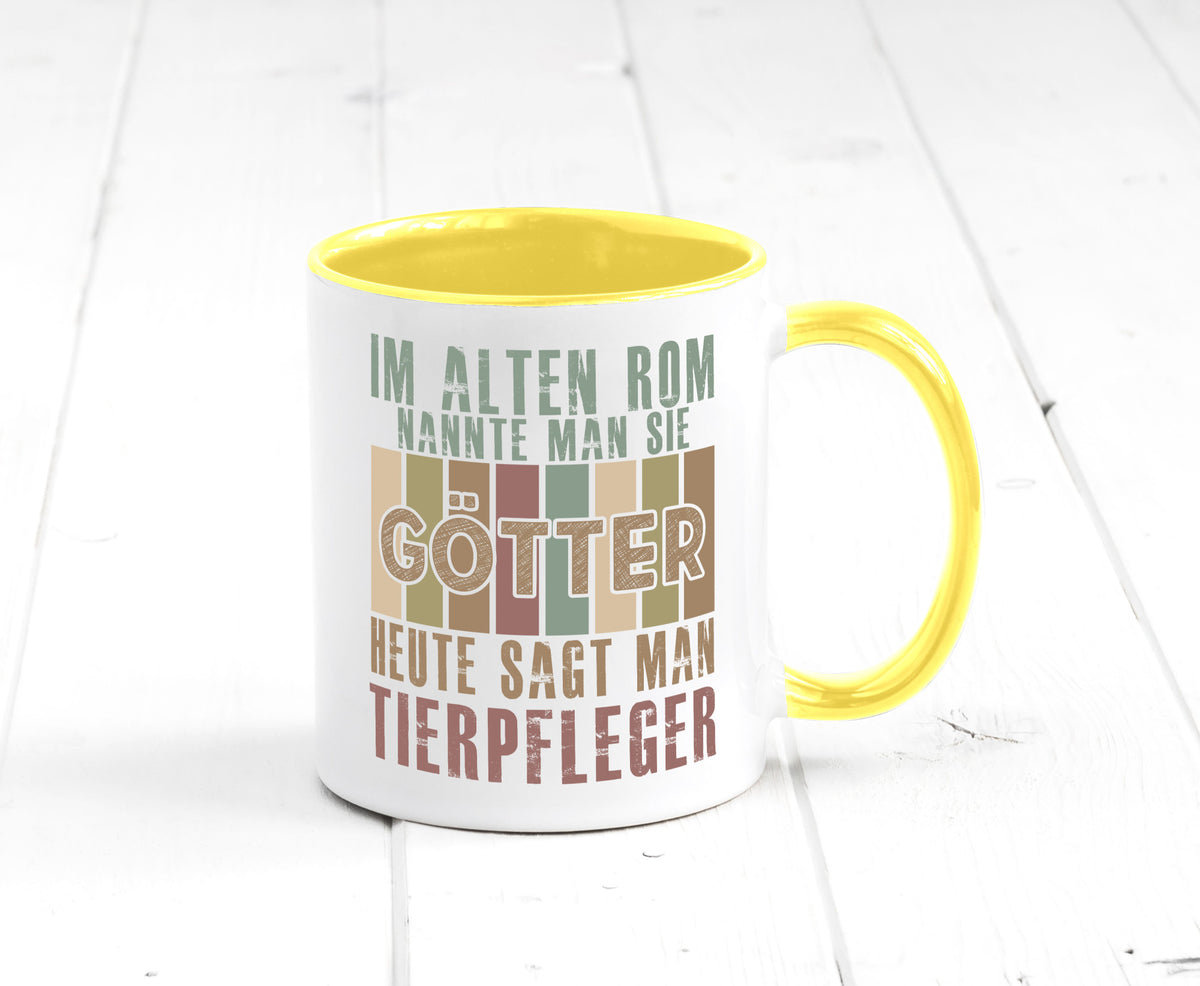 Heute sagt man: Tierpfleger | Pflegeberuf Tierheim lustiger Spruch Geschenk Tasse