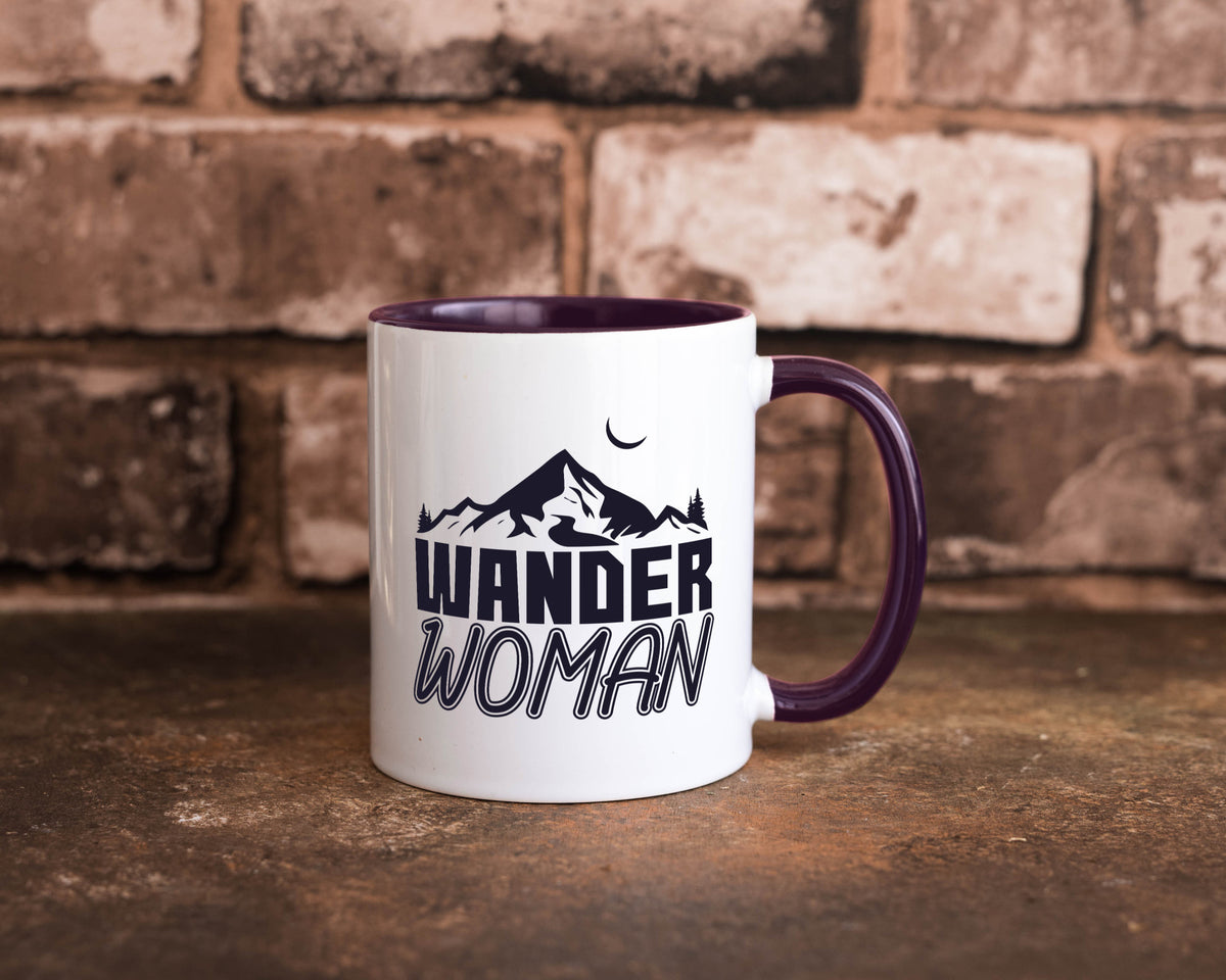 Wander Woman | Frauen Tasse Wanderer Bergsteigen lustig Familie Geschenkidee