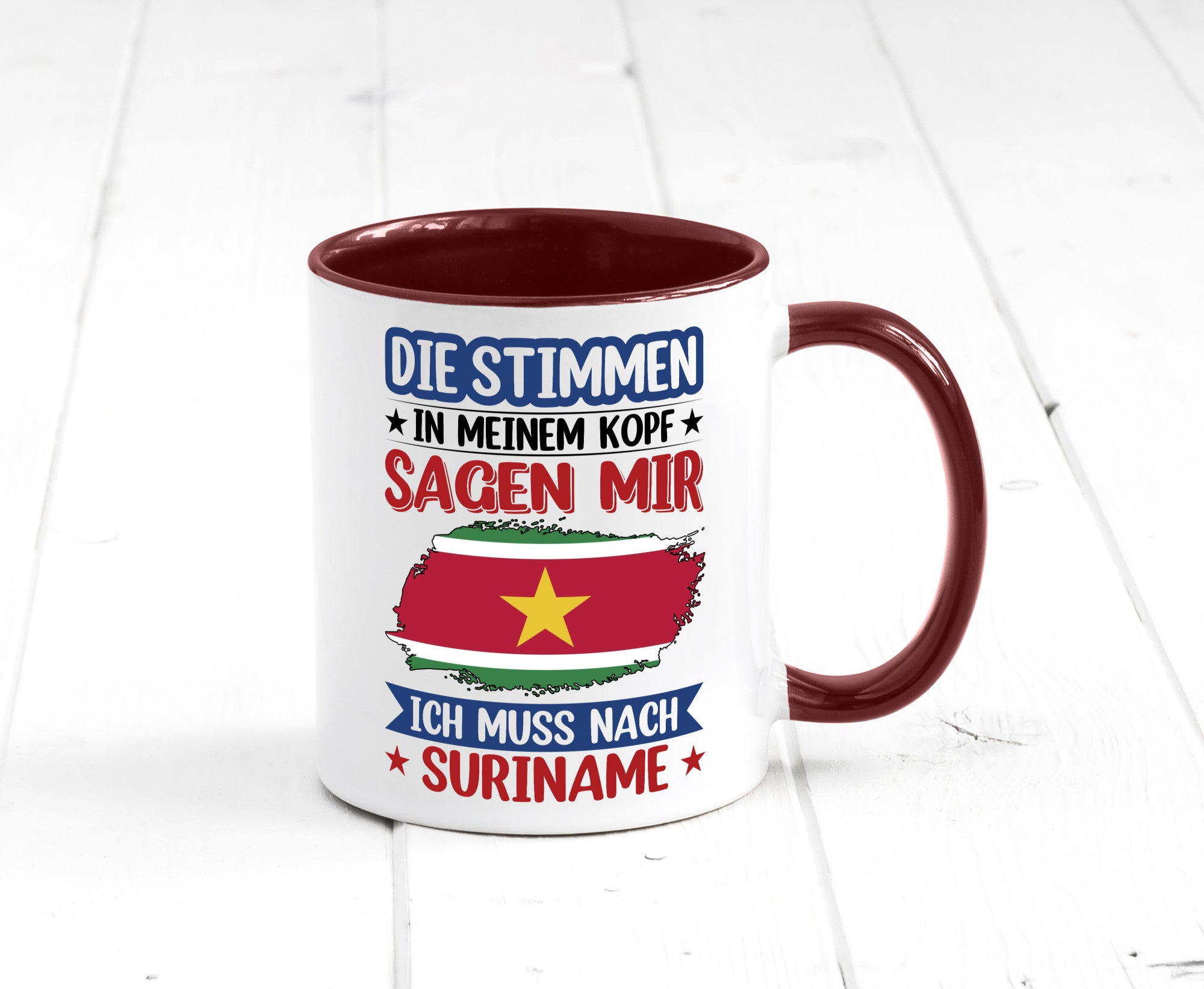Suriname | Urlaub Stimmen in meinem Kopf Traumland v2 Geschenk Humor