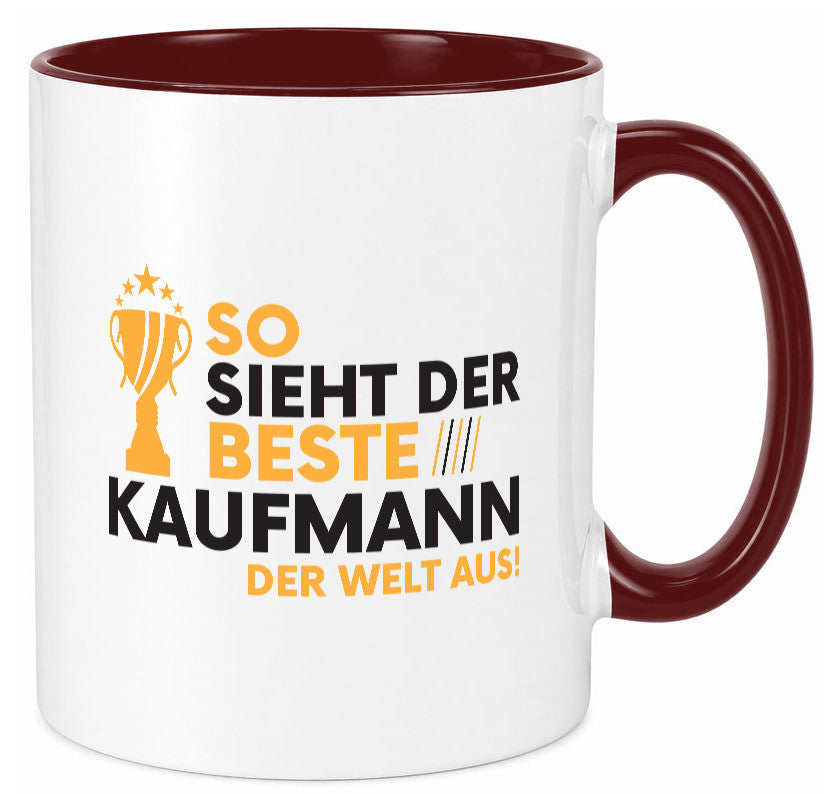 Der Weltbeste Kaufmann Kaufmänner lustig Humor Geschenkidee Geschenk Tasse