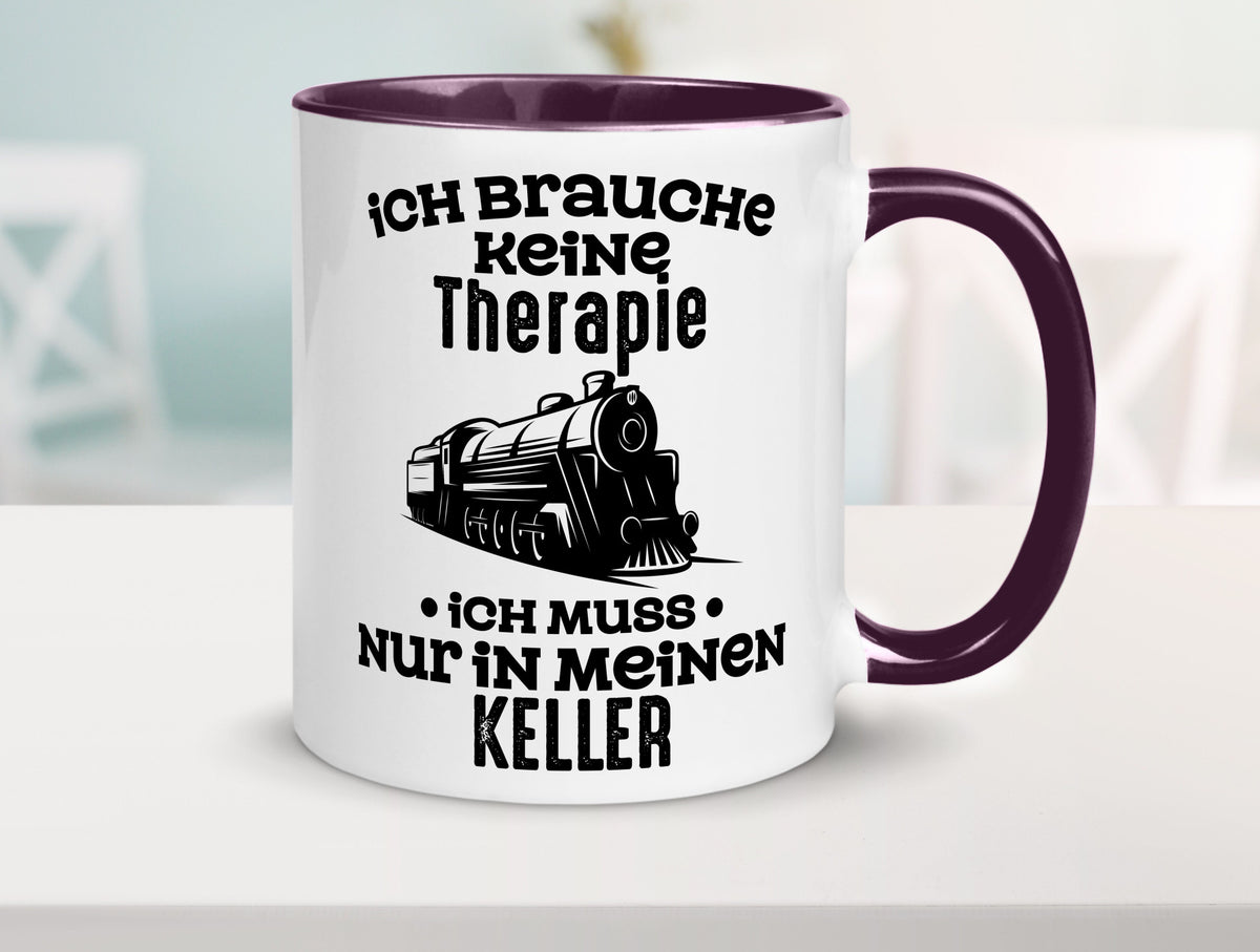 Modeleisenbahn | Hobby eisenbahn Zug lustiger Spruch Geschenk Humor Tasse
