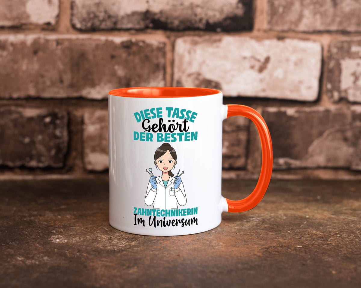 Im Universum: Zahntechnikerin | Zahnmedizin Humor Geschenkidee Tasse