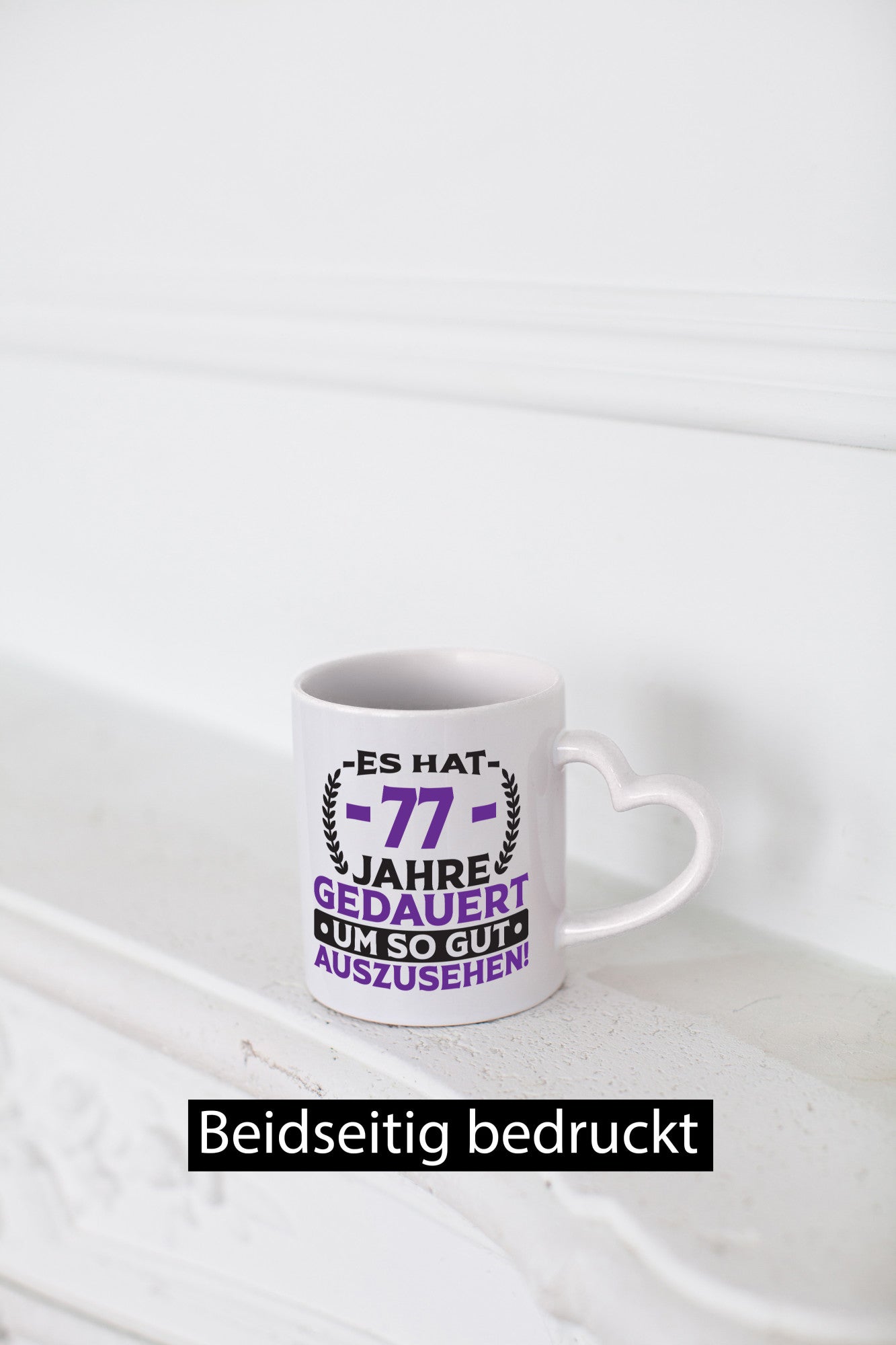 77 Jahre gedauert um so gut auszusehen | 77. Geburtstag Humor Geschenkidee Tasse