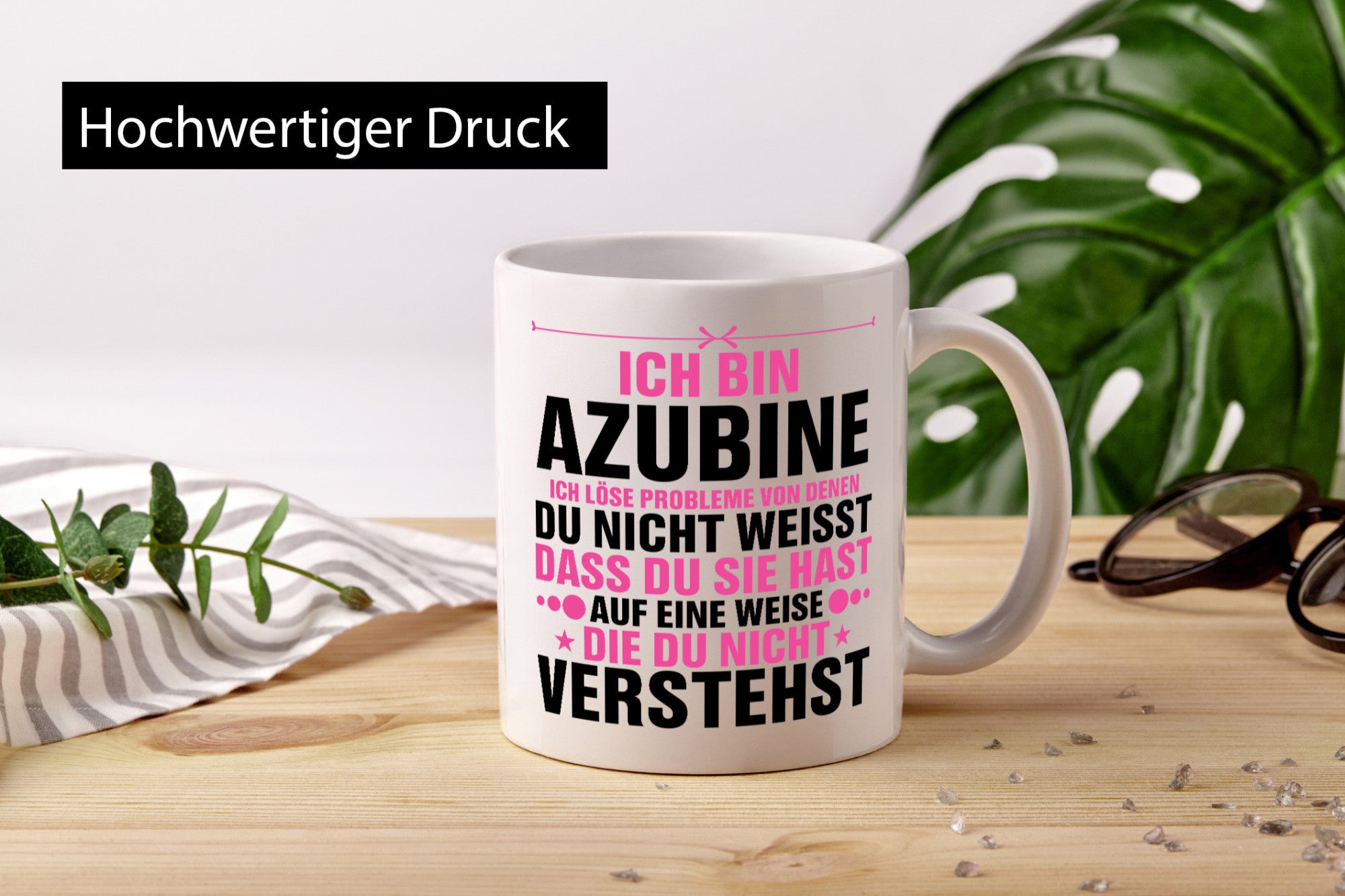 Löse Probleme: Anglerin | Angeln Fischerin Humor Geschenkidee Tasse