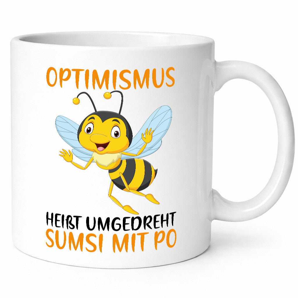 Optimismus Sumsi mit Po | lustige Biene Witz Comic Geschenk Humor Geschenkidee