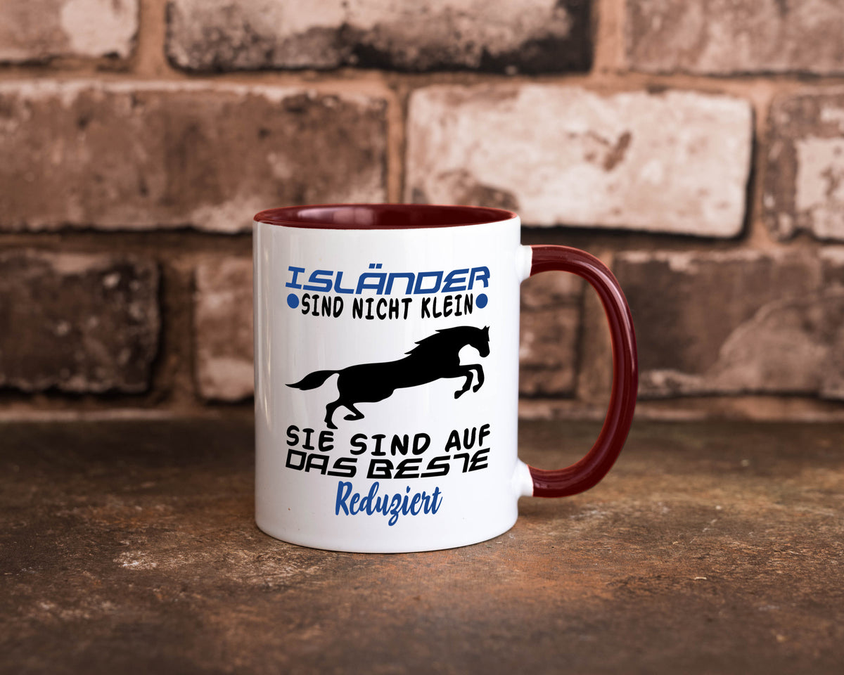 Isländer sind nicht klein | Auf das beste reduziert Geschenk Humor Geschenkidee Tasse