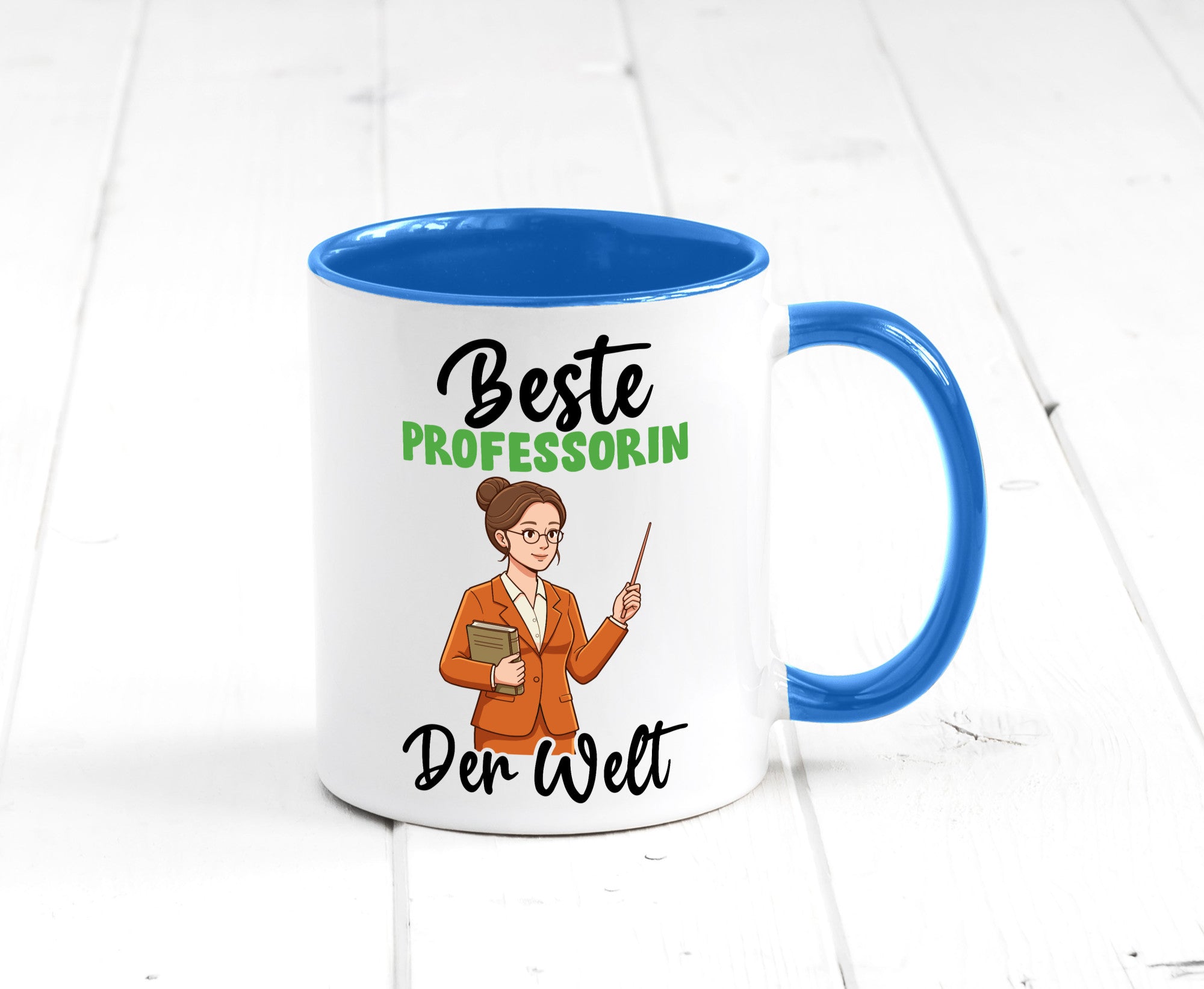 Beste Professorin | Uni Universität v2 Humor Geschenkidee Tasse