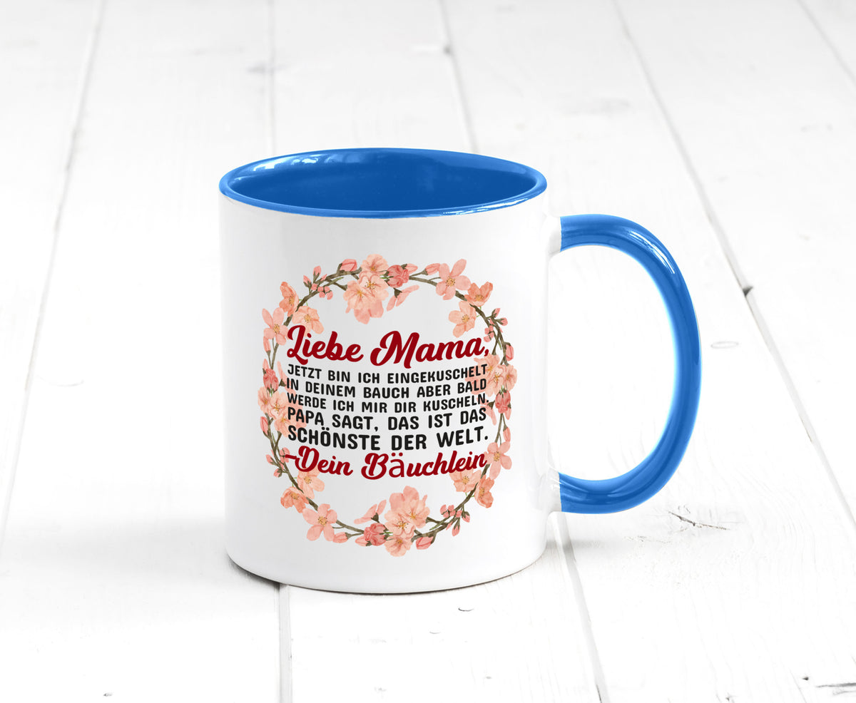 Liebe Mama | Schwangerschaft Tasse Baby süß Humor Familie Geschenkidee