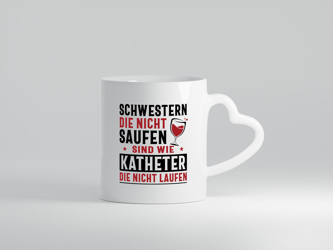 Schwestern die nicht saufen | Glas Sterne Geschenk Humor Geschenkidee lustiger