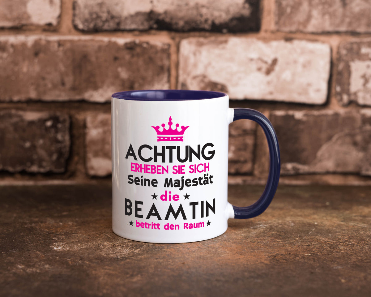 Seine Majestät Beamtin | Verbeamtung öffentlicher Dienst Geschenkidee Humor Tasse