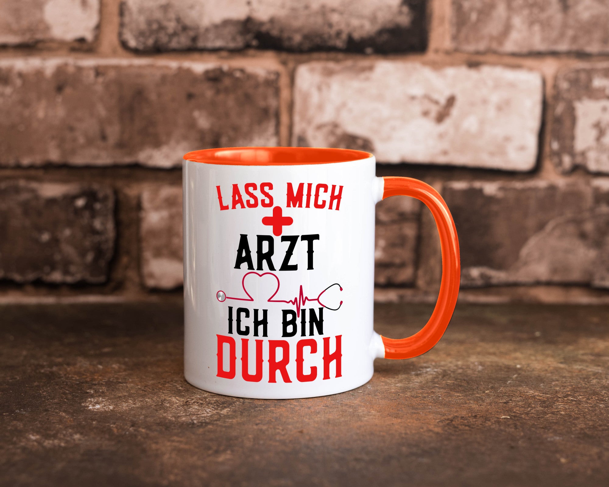 Arzt | Lass mich durch Herz Doktor Krankenhaus Puls Humor Geschenkidee Tasse
