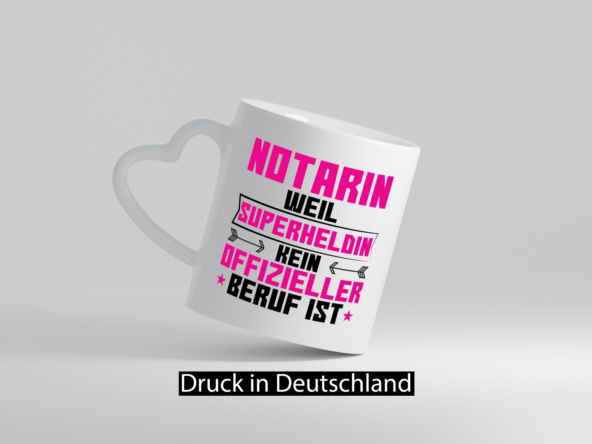 Superheldin Notarin | Juristin Geschenk Humor Geschenkidee lustiger Spruch Tasse