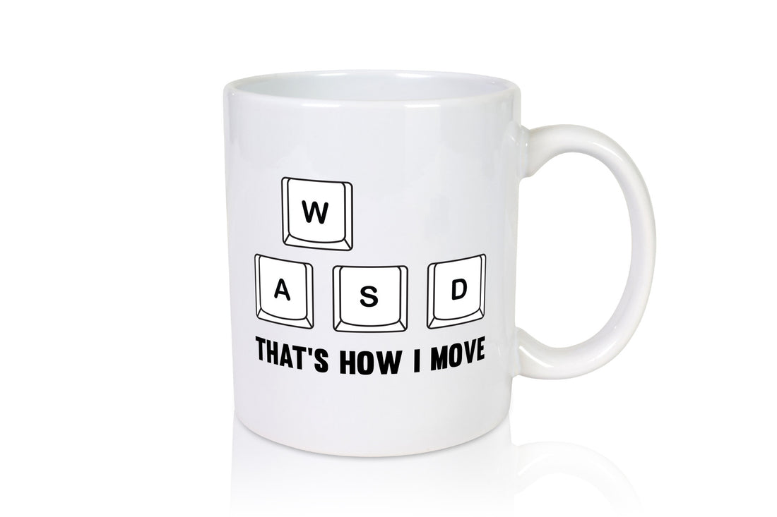 WASD | Zocker Gamer Gaming lustiger Spruch Geschenk Humor Geschenkidee Tasse