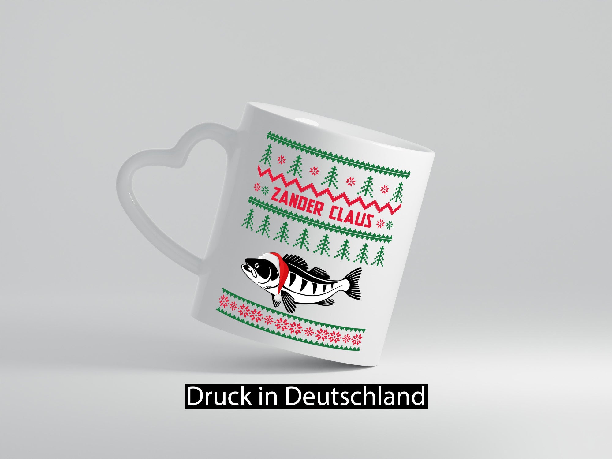 Zander Claus | Fischliebhaber Weihnachten Mitarbeiter Geschenkidee Arbeit