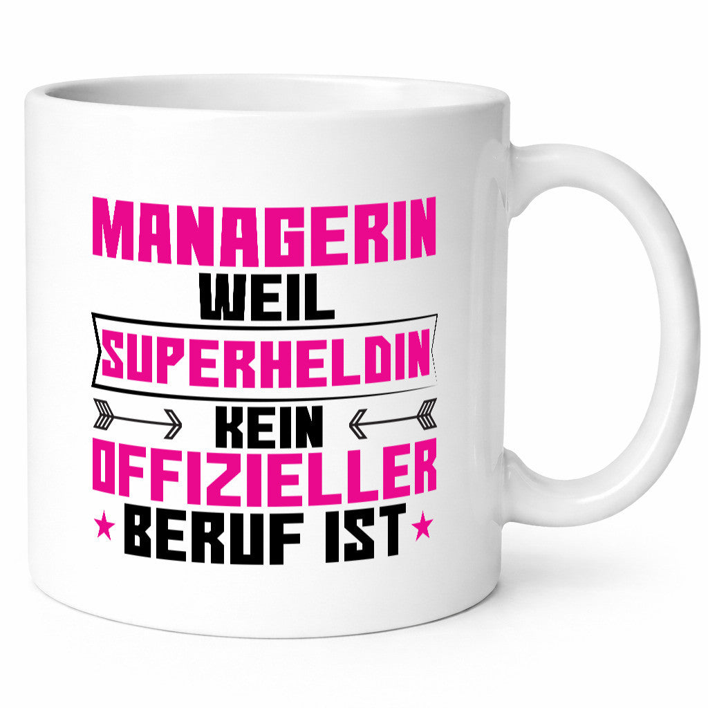 Superheldin Managerin | Management Humor Geschenkidee Tasse