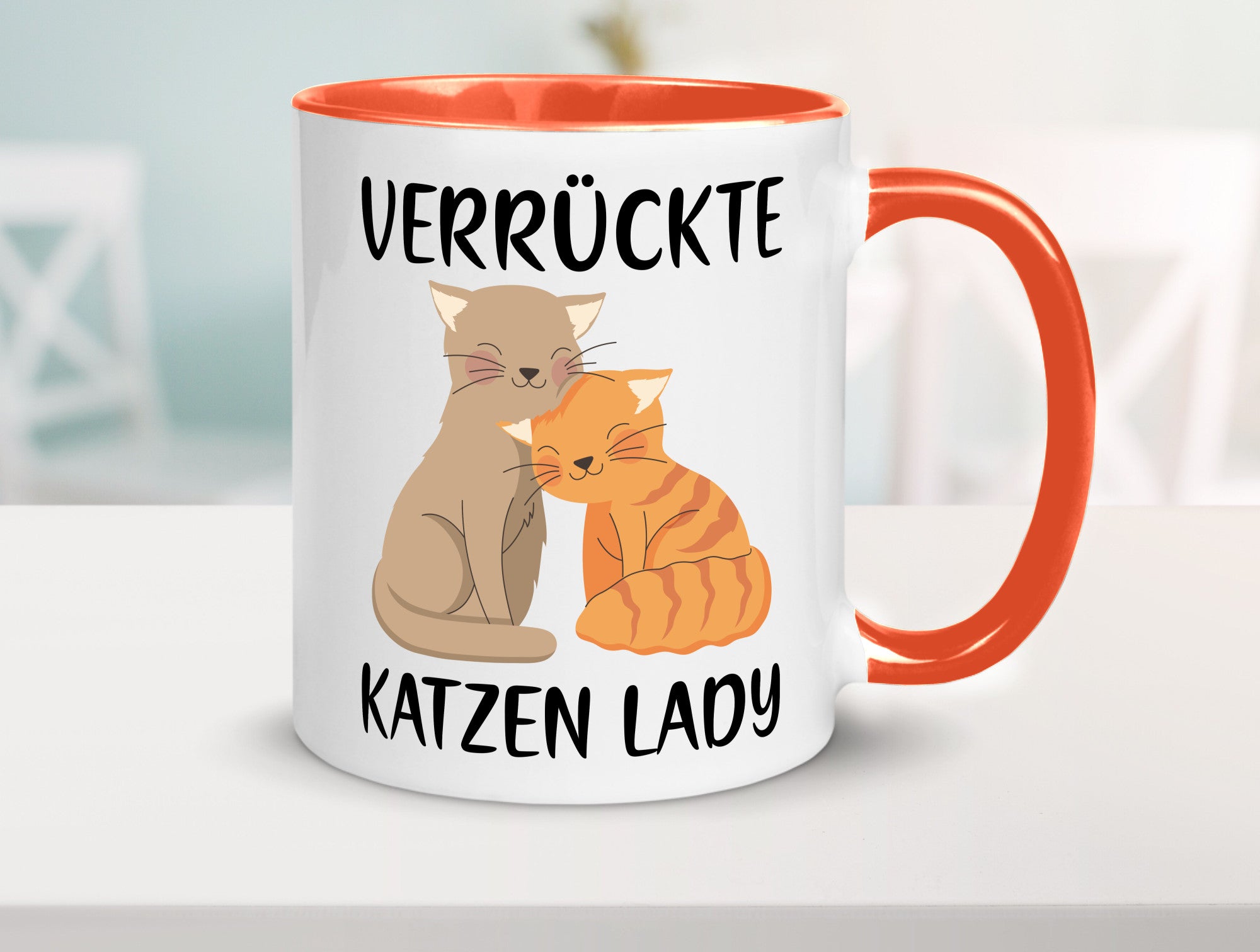 Verrückte Katzen Lady | Ich liebe Katzenliebhaber Geschenk Tierliebhaber Humor