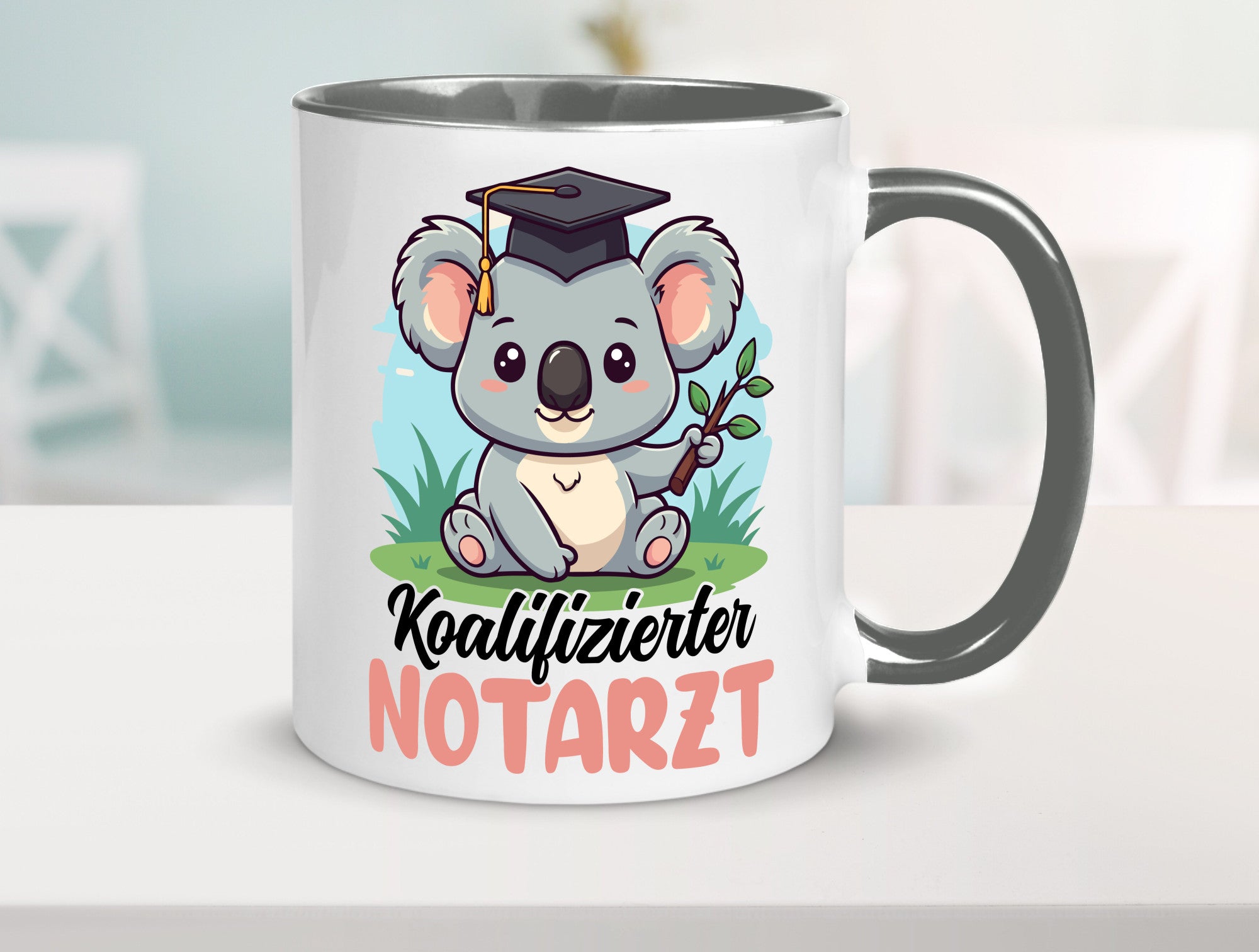 Koalifizierter Notarzt | Arzt Geschenk Humor Geschenkidee lustiger Spruch Tasse