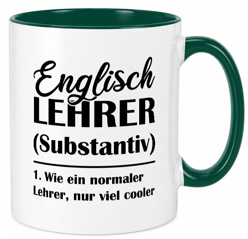 Englisch Lehrer, normal, nur viel cooler Geschenk Humor Geschenkidee lustiger Tasse