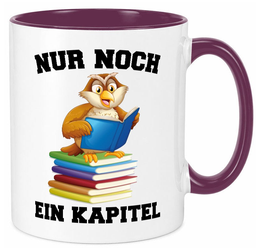 Nur noch ein Kapitel lustig Humor Geschenkidee Geschenk Tasse