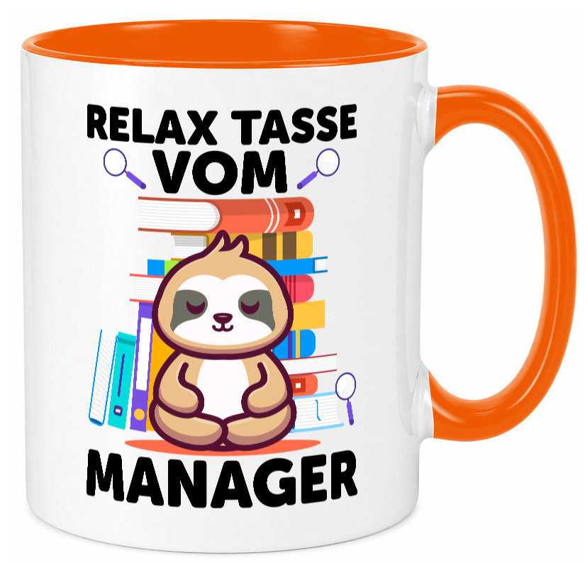 Relax Tasse: Manager | Management lustig Humor Geschenkidee Geschenk Tasse