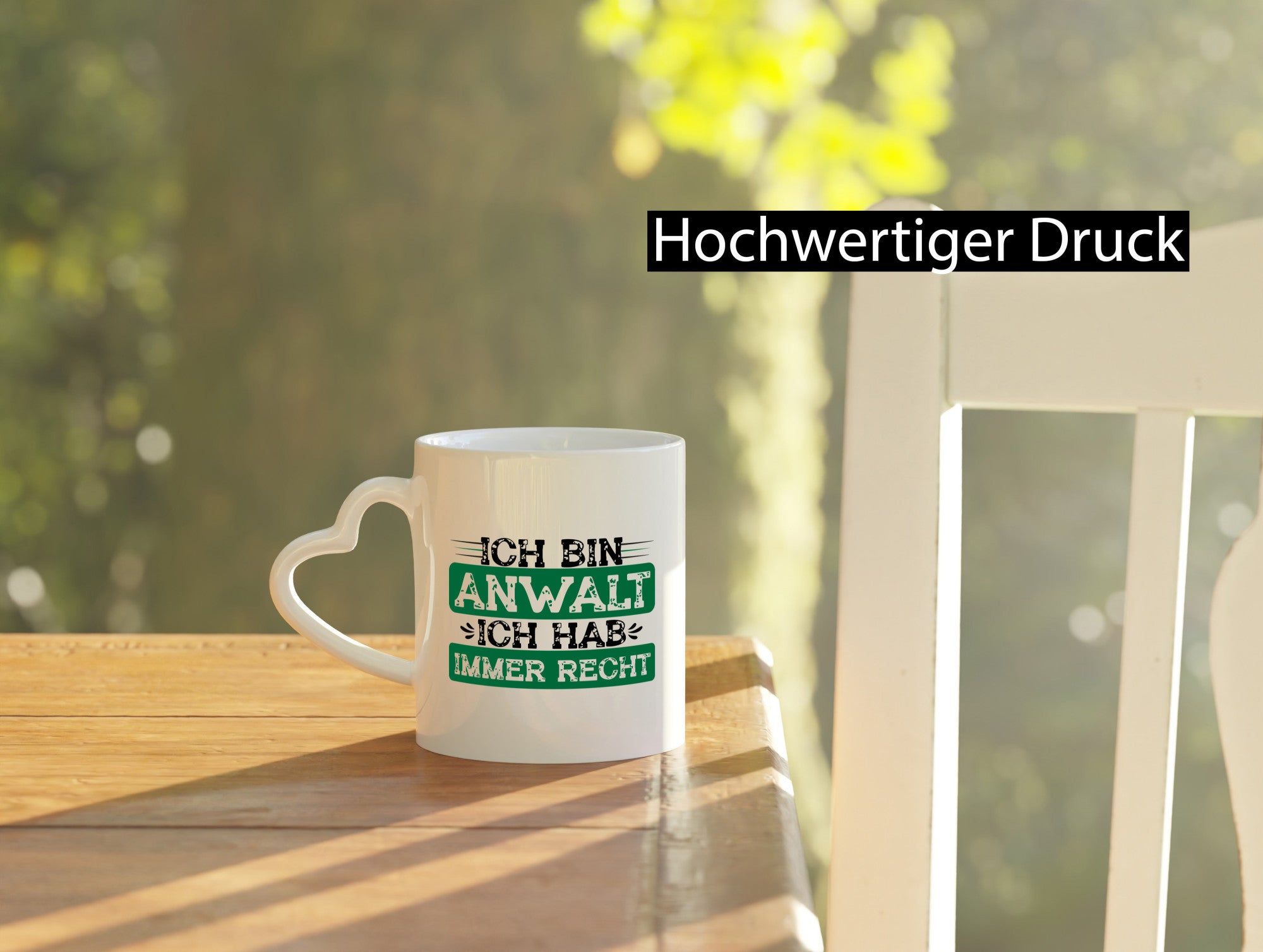 Ich bin Anwalt habe immer Recht | Jura Humor Geschenkidee Tasse