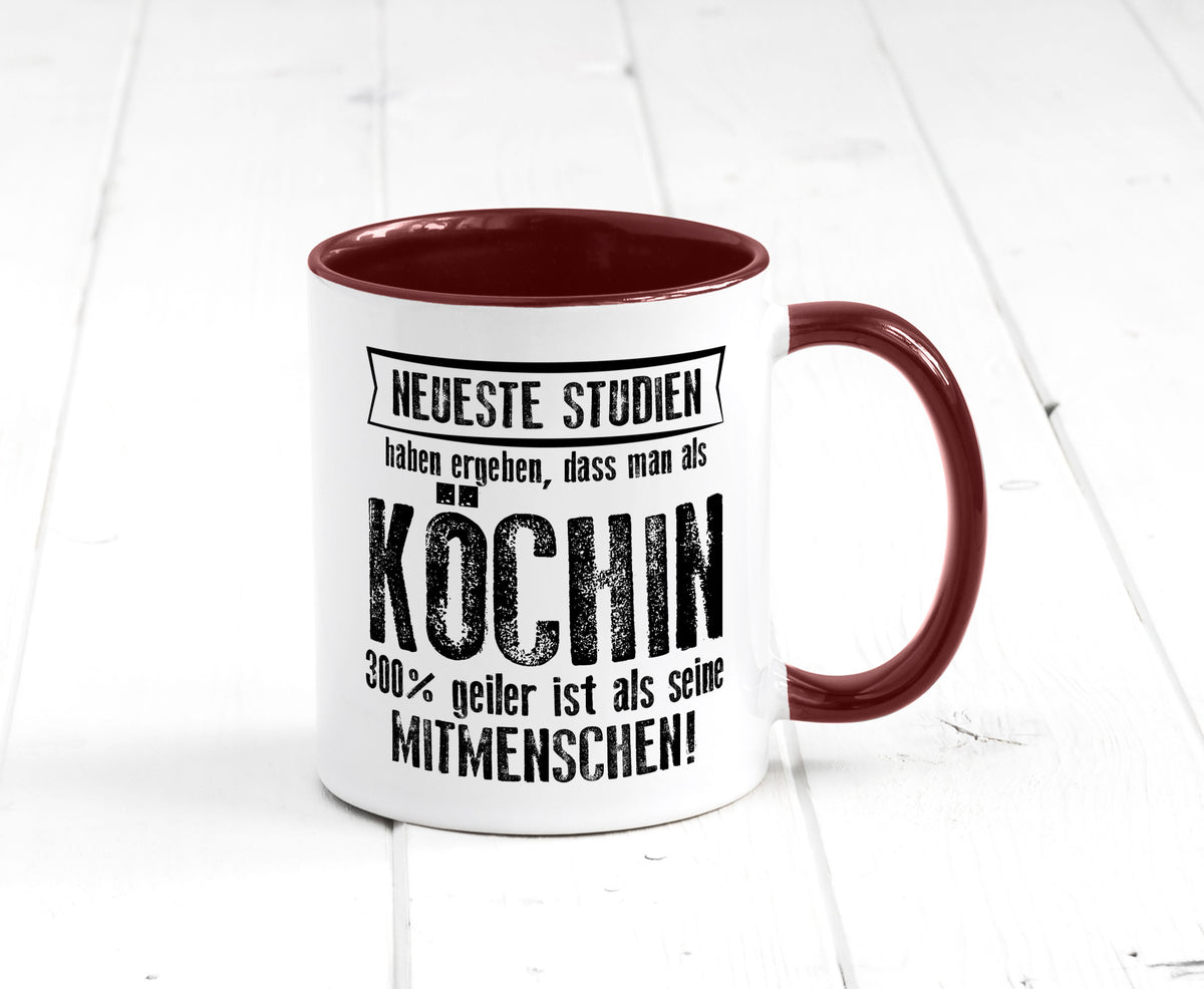 Neuste Studien: Köchin | Chefköchin Chefkoch Geschenk Arbeit Kollegen Büro Tasse