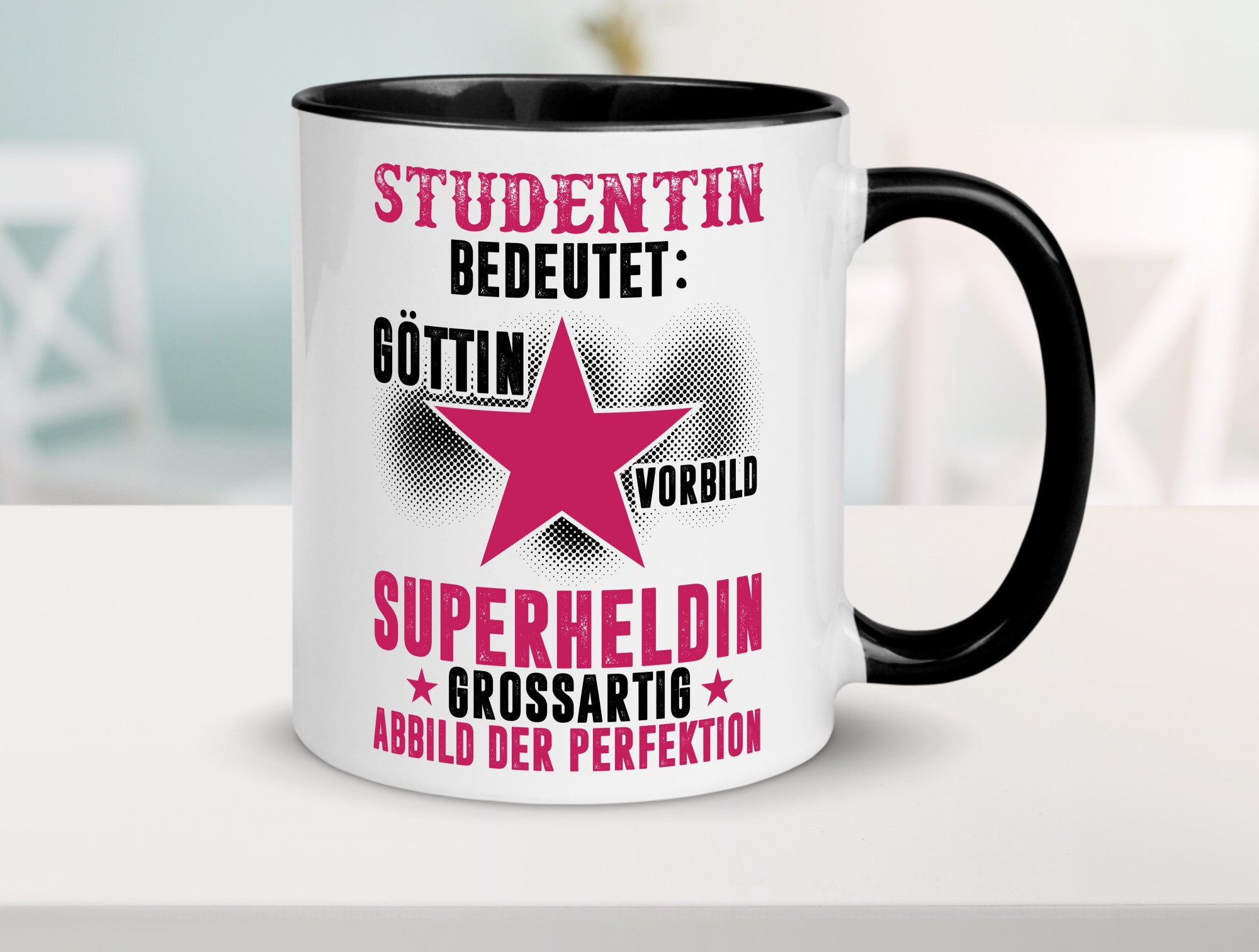 Bedeutung von Studentin | Uni Studium Universität Geschenkidee Humor Tasse