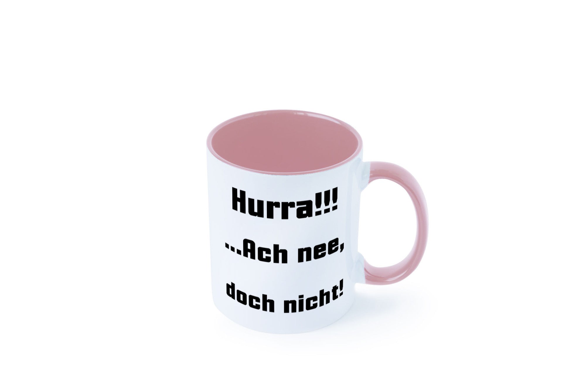 Hurta ach nee, doch nicht Geschenk Humor Geschenkidee lustiger Spruch Tasse