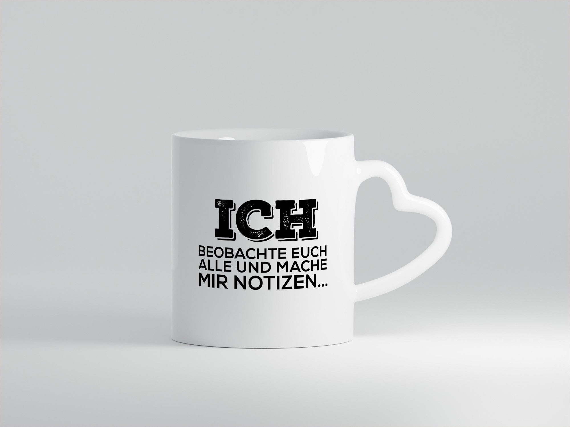 Ich beobachte euch v2 Geschenk Humor Geschenkidee lustiger Spruch Tasse