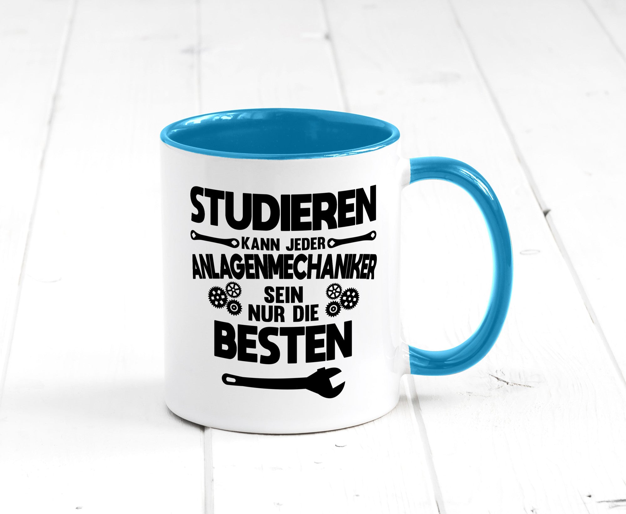Nur die besten werden Anlagenmechaniker Humor Geschenkidee Tasse