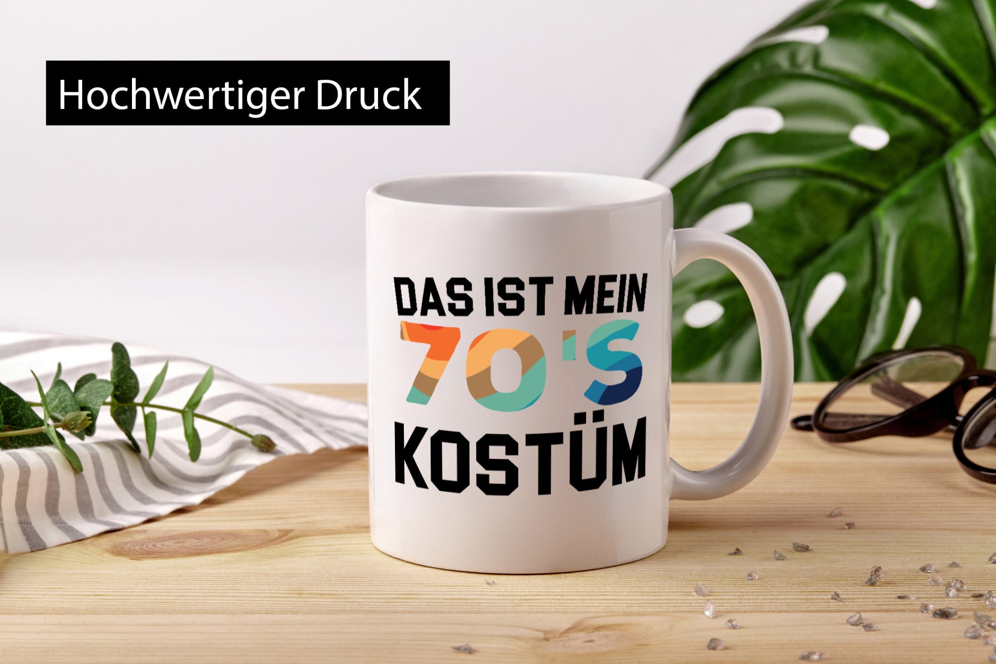 70er Kostem | Jahrgang 1970 Humor Geschenkidee Tasse