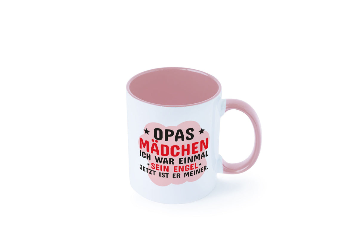 Opas Mädchen | Trauer Tasse Abschied Enkelin lustig Familie Geschenkidee