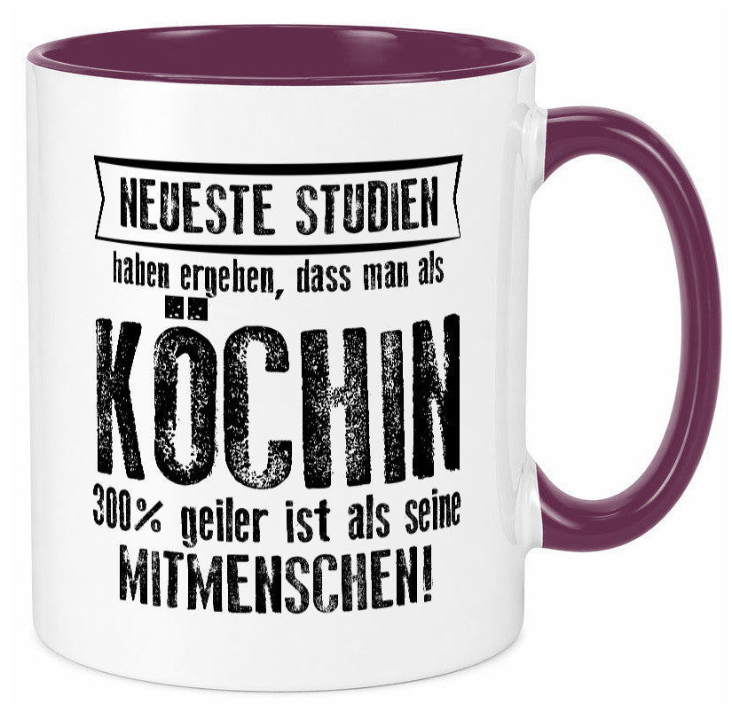 Neuste Studien: Köchin | Chefköchin Chefkoch Geschenk Arbeit Kollegen Büro Tasse