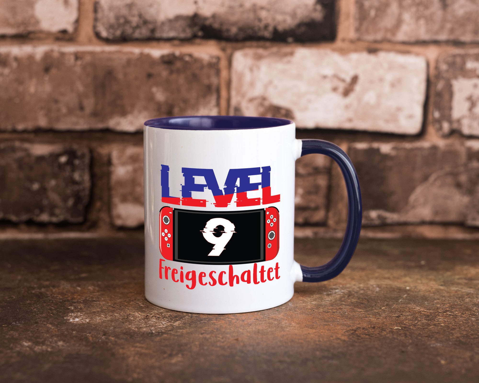 Level 9 Freigeschaltet | 9. Geburtstag Zocker Gamer Humor Geschenkidee Tasse