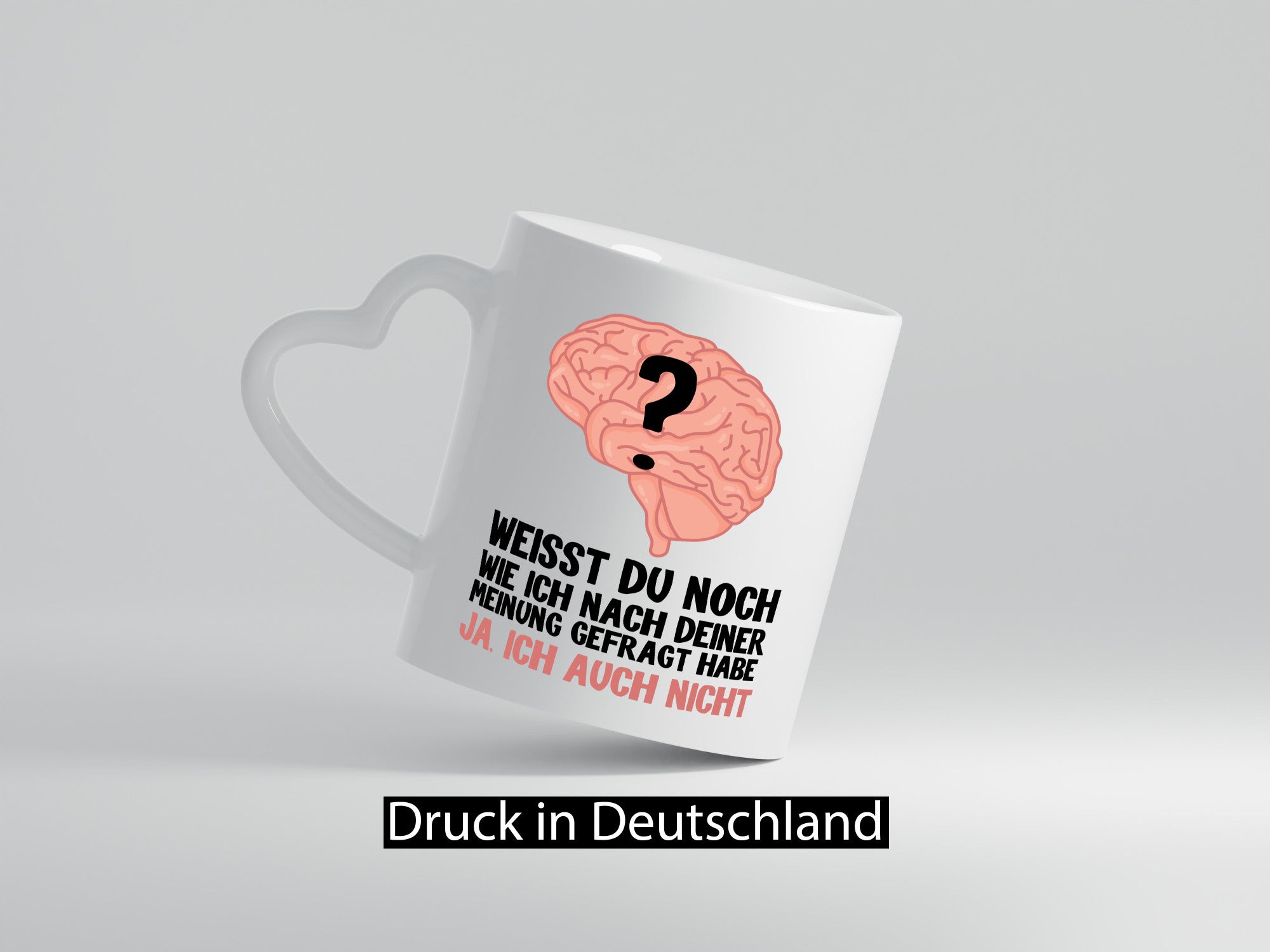 Deine Meinung lustig Humor Geschenkidee Geschenk Tasse