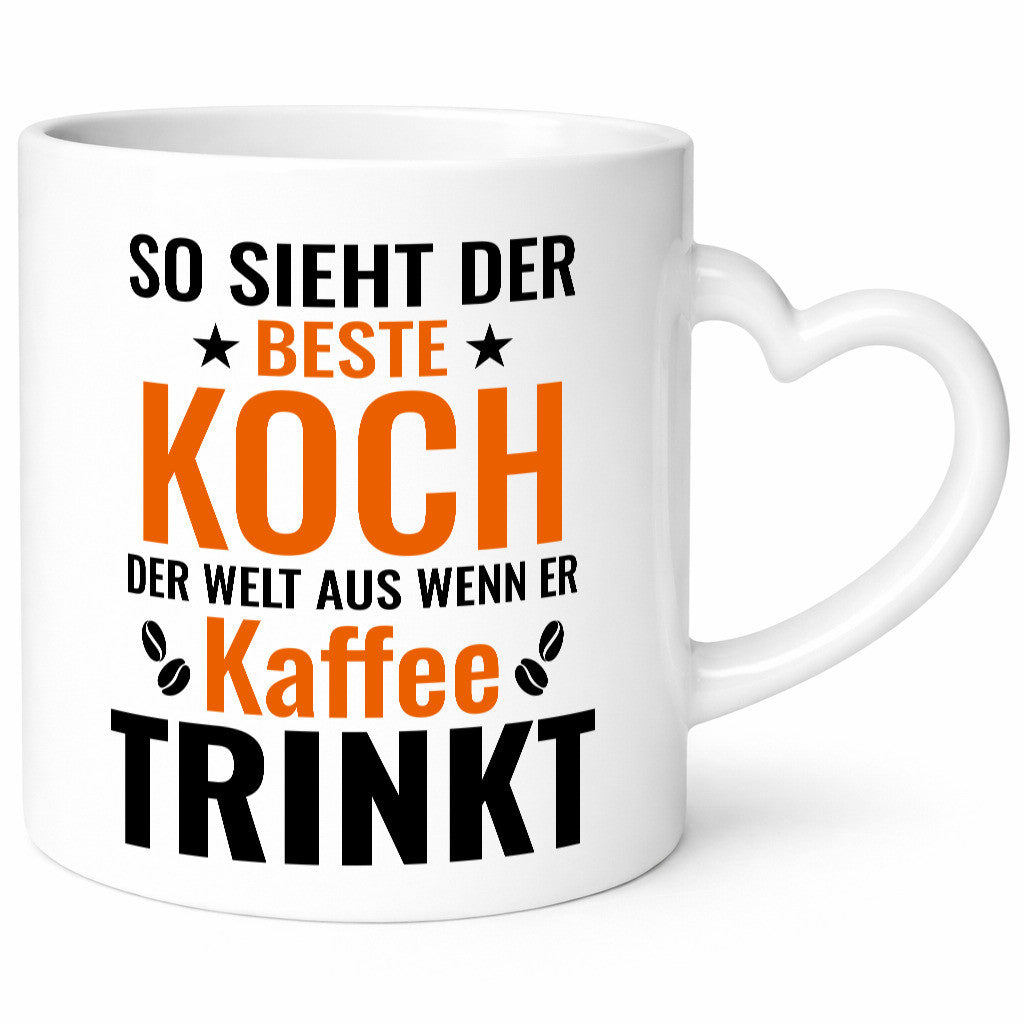 Kaffee trinkt: Koch | Chefkoch Geschenkidee Arbeit Kollegen Büro Humor Tasse