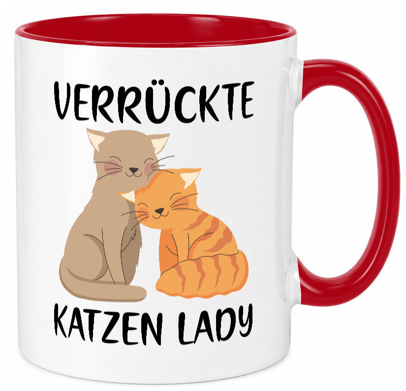 Verrückte Katzen Lady | Ich liebe Katzenliebhaber Geschenk Tierliebhaber Humor