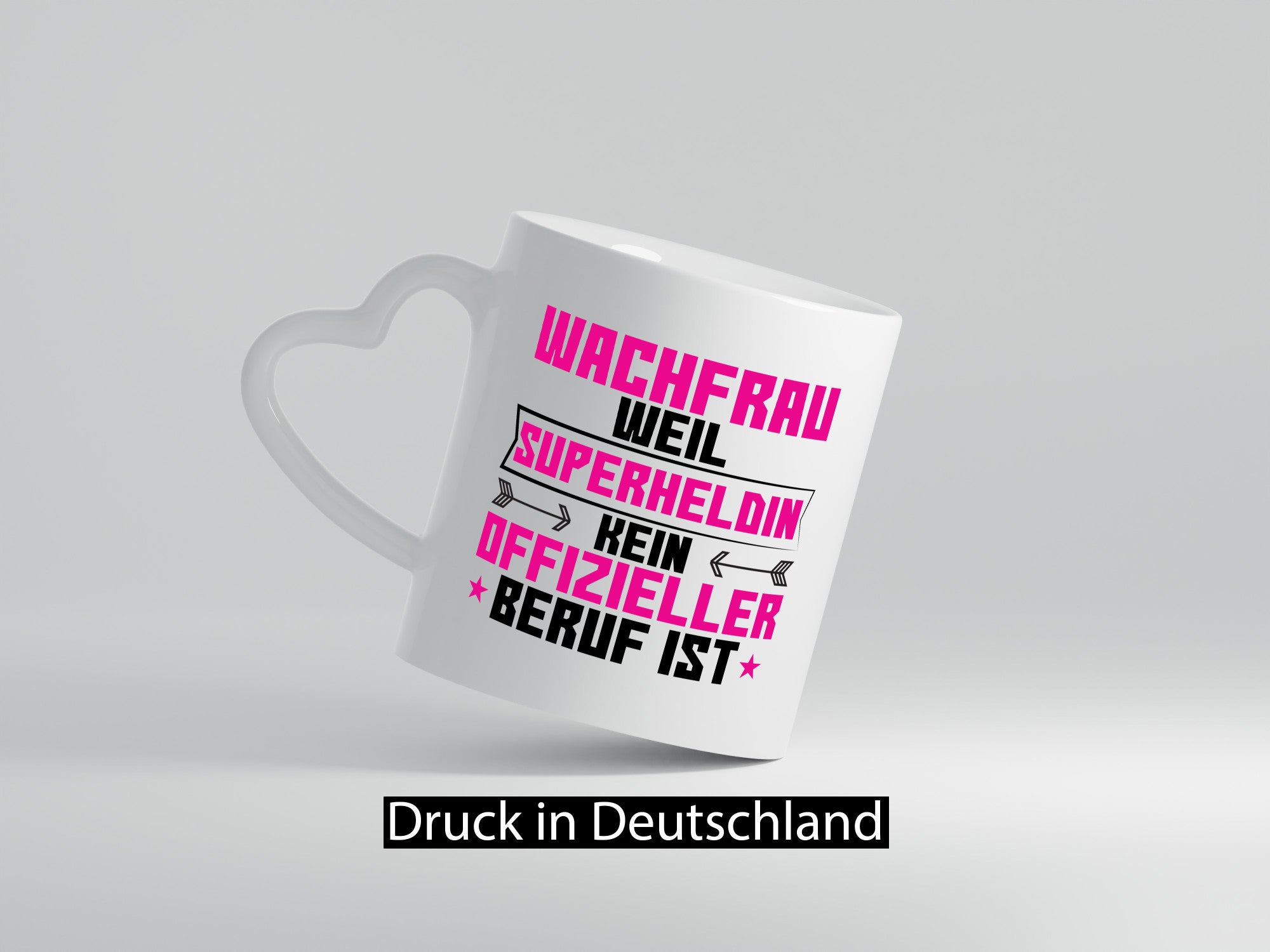 Superheldin Wachfrau | Wachpersonal Nachtwächter lustig Humor Geschenkidee
