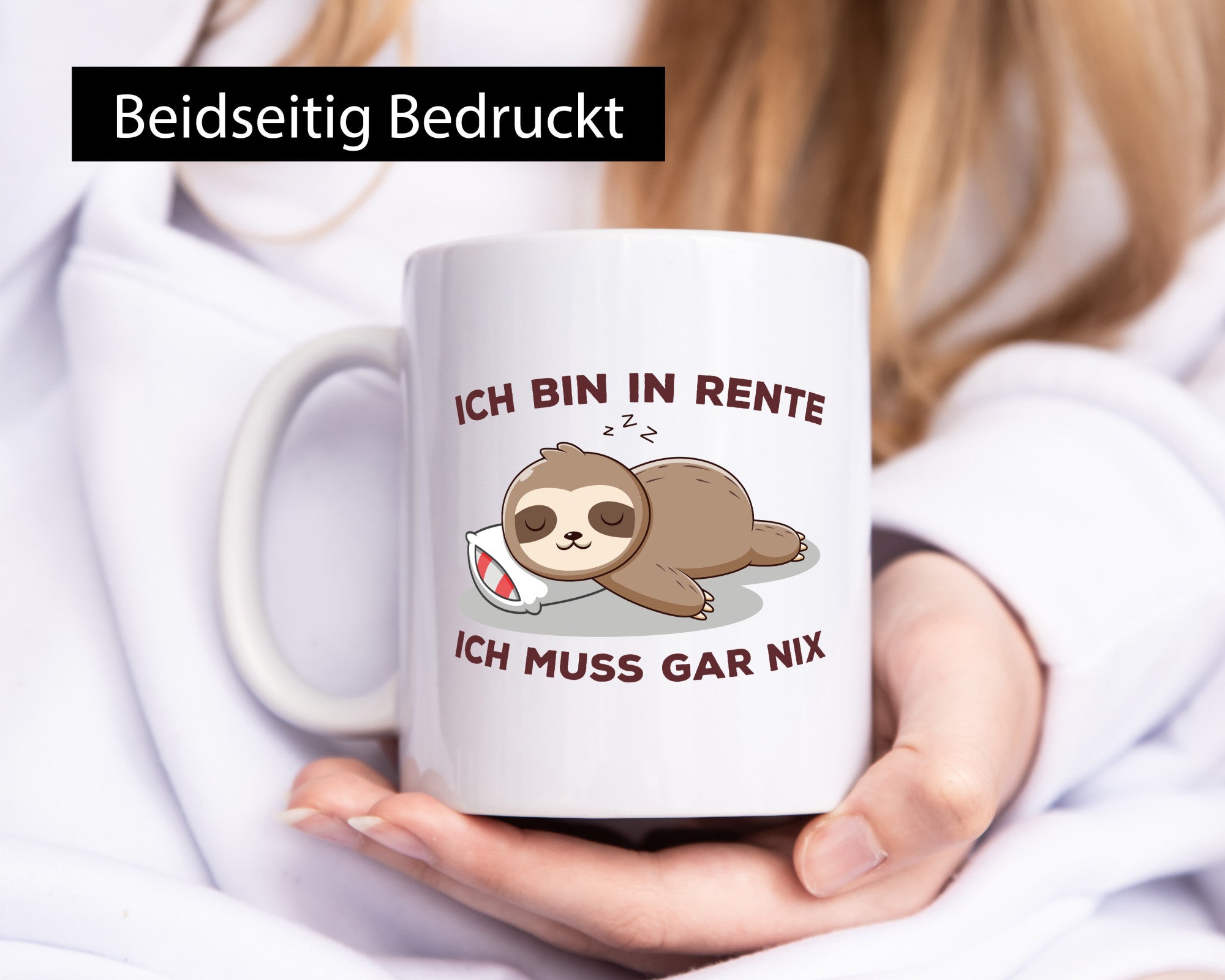 Ich bin in Rente | Rentner Tasse Faullenzen lustig Ruhestand Jubiläum Geschenk