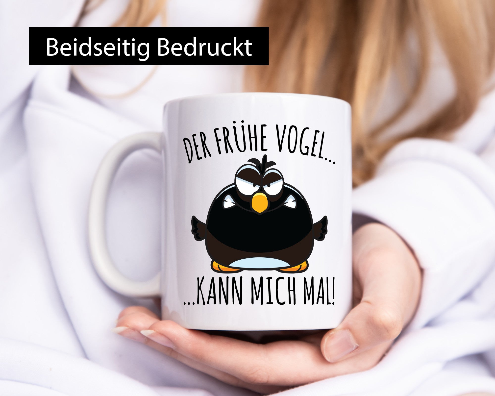 Frühe Vogel kann mich mal | Morgenmuffel mürrischer Geschenk Humor Geschenkidee