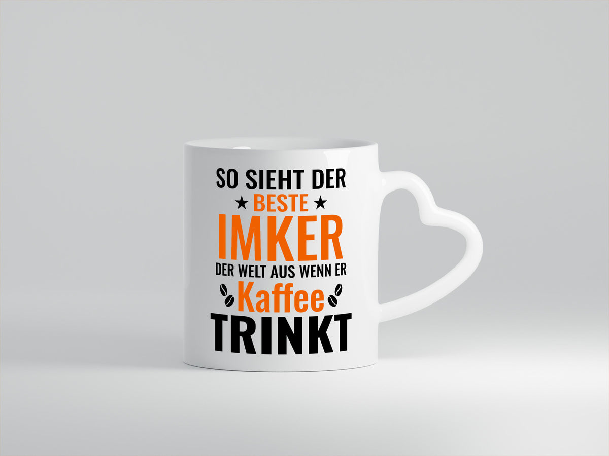 Kaffee trinkt: Imker | Imkerei lustiger Spruch Geschenk Humor Geschenkidee Tasse